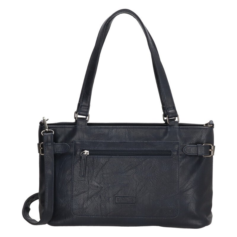 Beagles Tmavomodrá prešívaná kabelka na rameno „Sophie“ 36133111