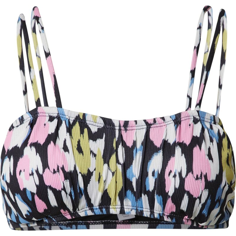 Warehouse Bikinový top tmavomodrá / svetlomodrá / ružová / biela 54444347
