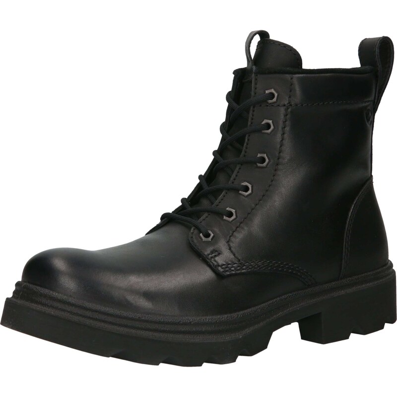 ECCO Šnurovacie čižmy čierna 36187649