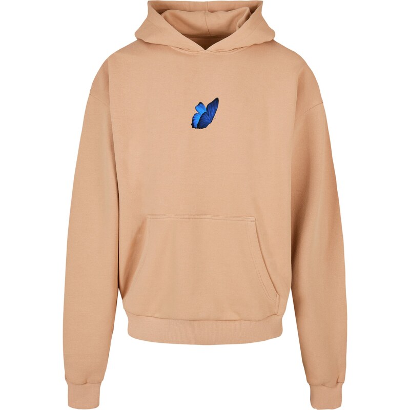 MT Upscale Mikina Le Papillon tmavobéžová / námornícka modrá / 54238698