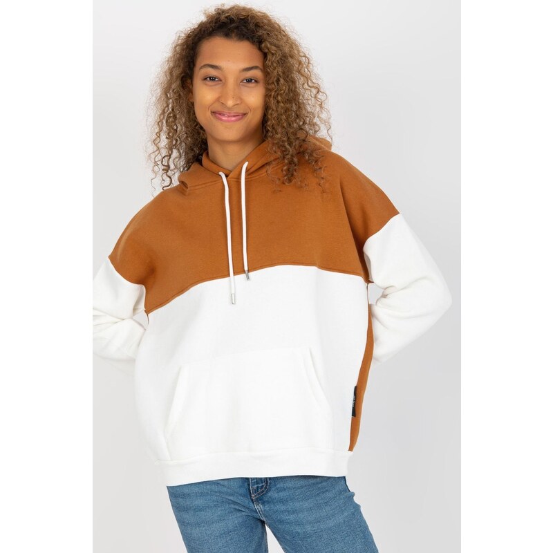 Dámska mikina Model AP-BL-AP-3001.98P Light Brown - Rue Paris 36755758