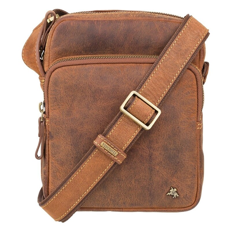 Visconti Značková pánska kožená taška cez rameno (GT166) 36733601