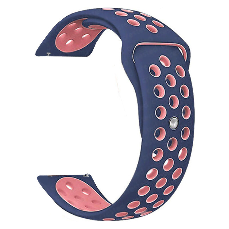 Madvell Športový silikónový remienok modrá s ružovou 20mm 44954740