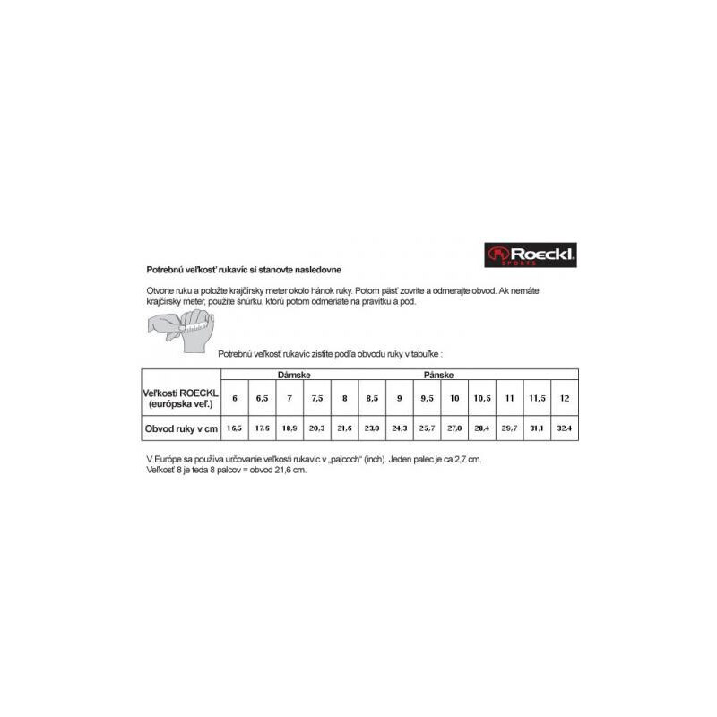 ROECKL Rukavice cyklistické ILIO čierne 65344051