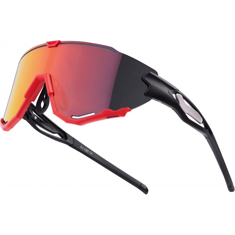 FORCE okuliare CREED čierno-červené, červené revo sklá 56334274