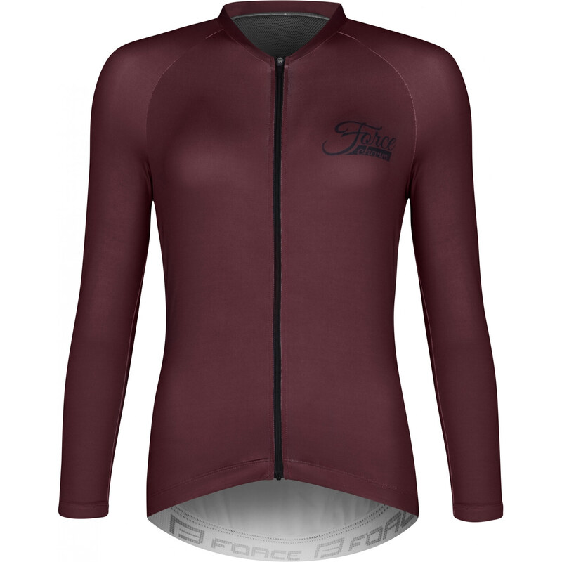 FORCE dres CHARM dámsky dlhý rukáv, bordó 36059240