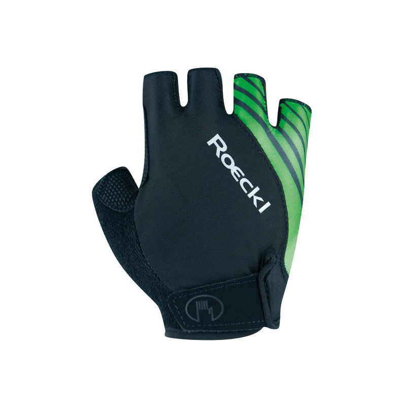 ROECKL Cyklistické rukavice Naturns čierno-zelené 66840353