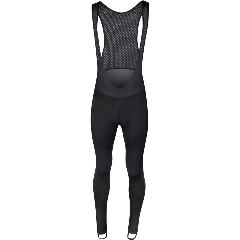 FORCE nohavice BRIGHT s trakmi a vložkou, čierne 36376480