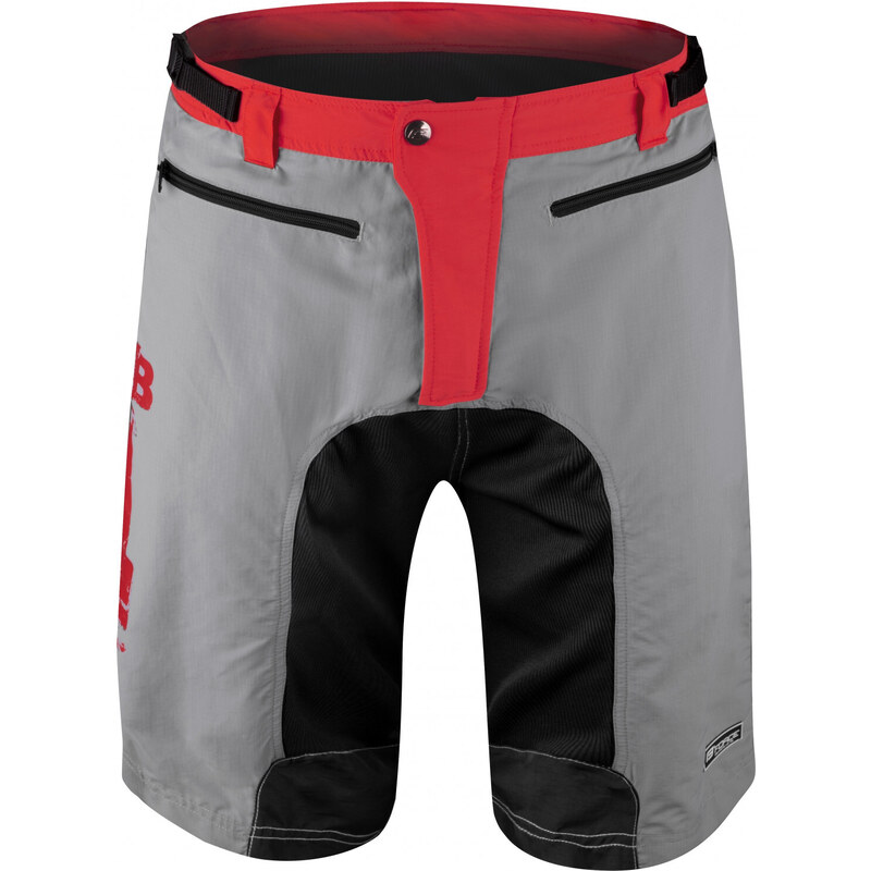 FORCE nohavice MTB-11 s odnímateľnou vložkou, sivé 36376483