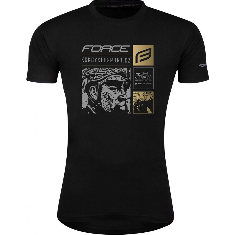 FORCE tričko 30 LET limitovaná edícia, čierne 36059436