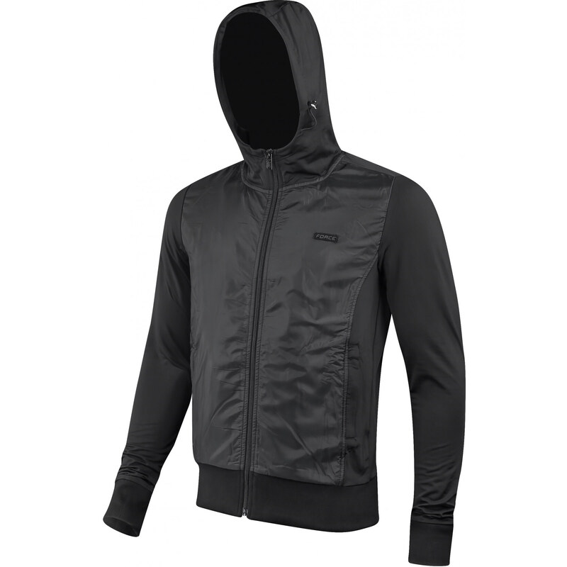 FORCE mikina/bunda ELEGANT celorozepínacia,čierna 60928413