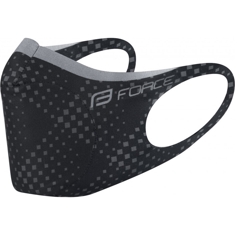 FORCE rúško, čierne UNI 36059433