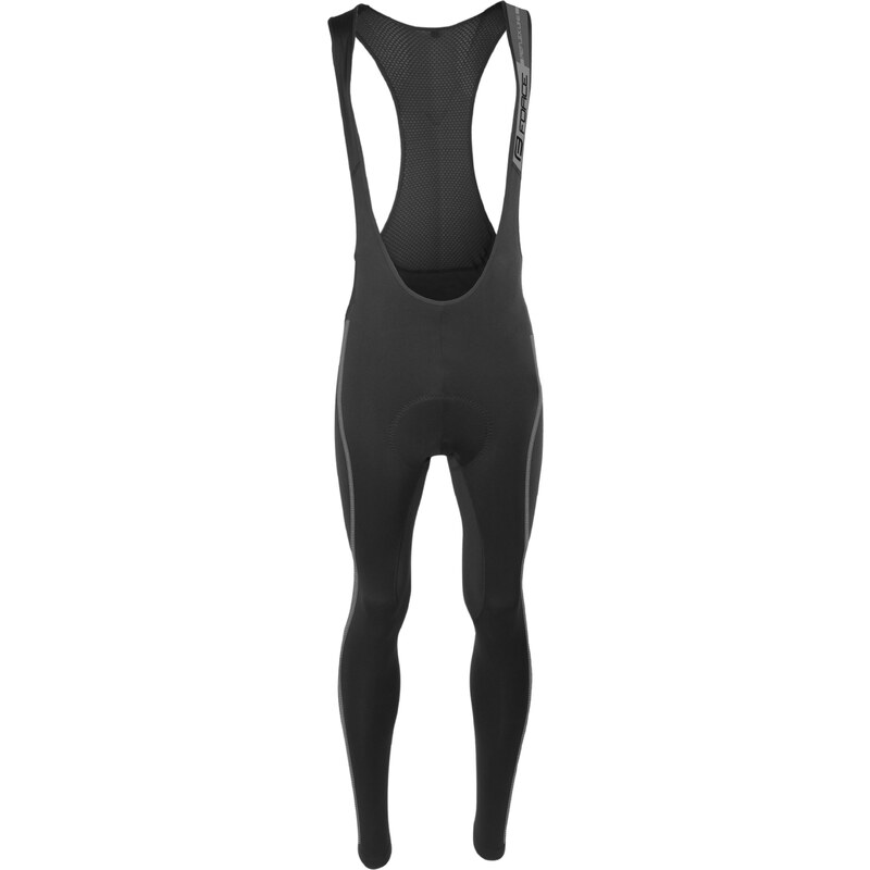 FORCE nohavice REFLEX LINE s trakmi a vložkou, čierne 36059414