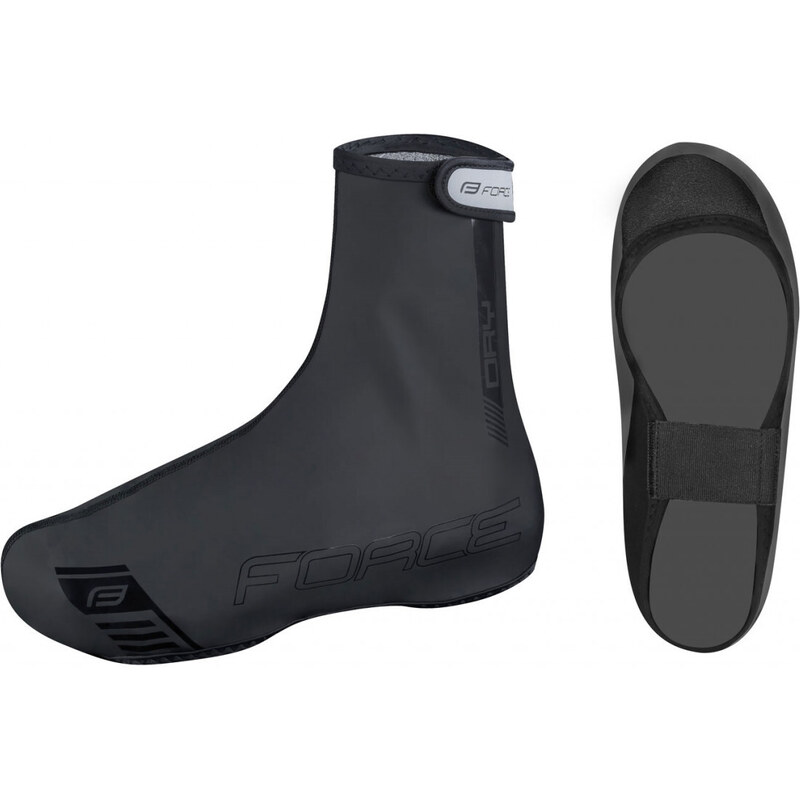 Force návleky tretier pu dry MTB, čierne 36376490