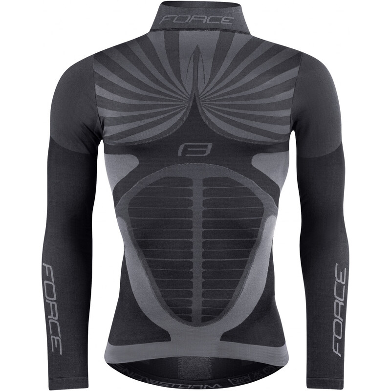 FORCE rolák funkčný SNOWSTORM dlhý rukáv, čierny 36059497