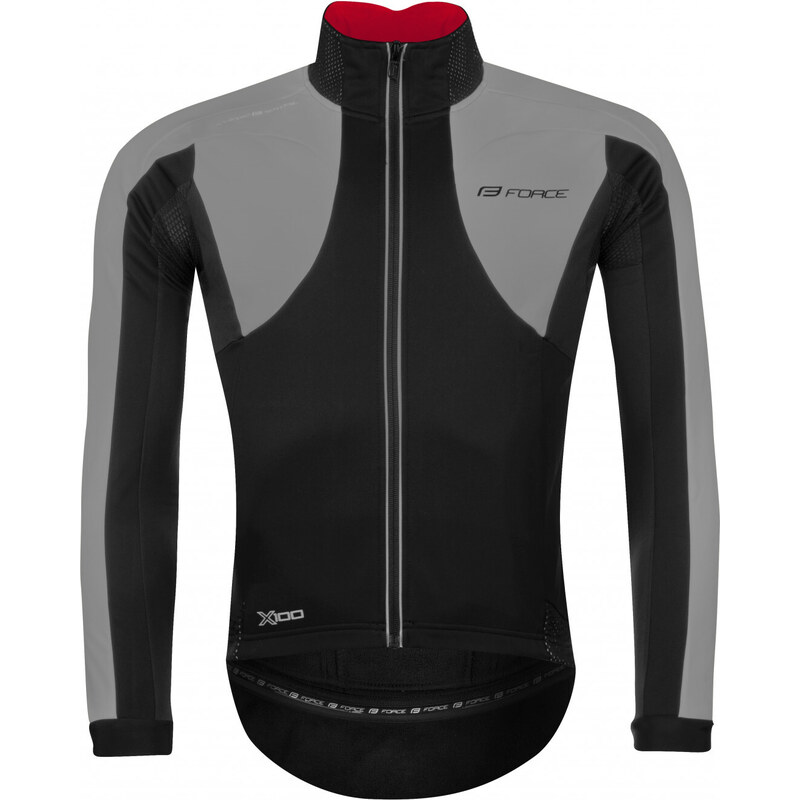 FORCE bunda X100 zimná, čierno-šedá 36059606