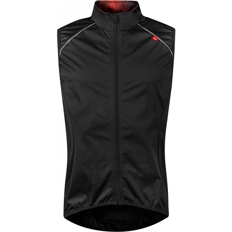 FORCE LASER cyklistická vesta, neprefúkavá, čierna 36059616