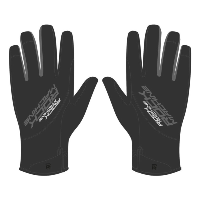 ROCK MACHINE rukavice WINTER RACE dlhoprsté čierne 36059692