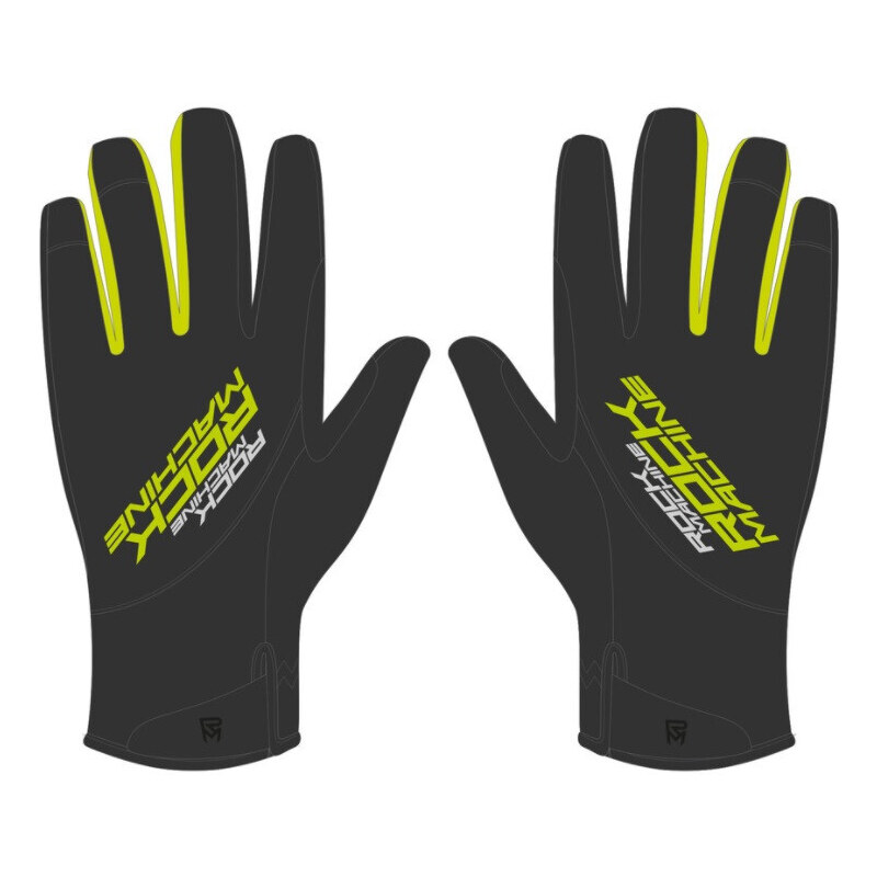 ROCK MACHINE rukavice WINTER RACE dlhoprsté čierno-zelené 36059693