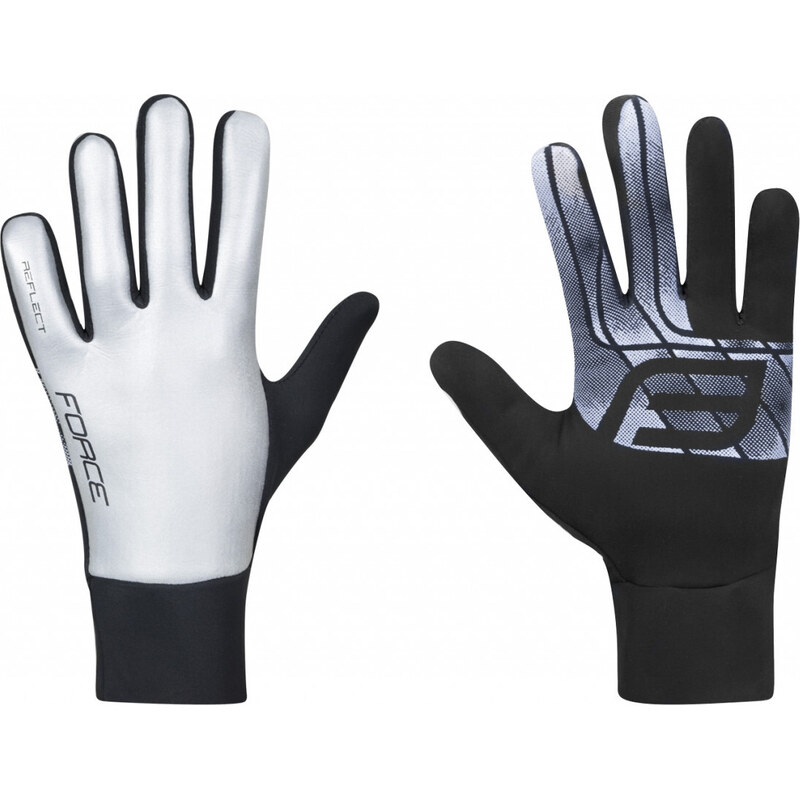 FORCE rukavice REFLECT, celoreflexné 36059687