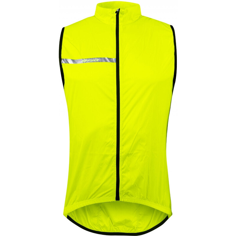FORCE WINDPRO KID cyklistická vesta, neprefúkavá, fluo 42129565