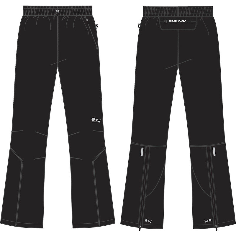OneWay OLOS Mikrovláknové nohavice, čierne 58443830