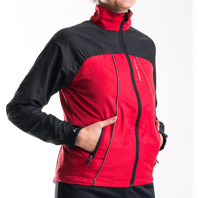 OneWay TATONIC bunda červená/čierna 58443832