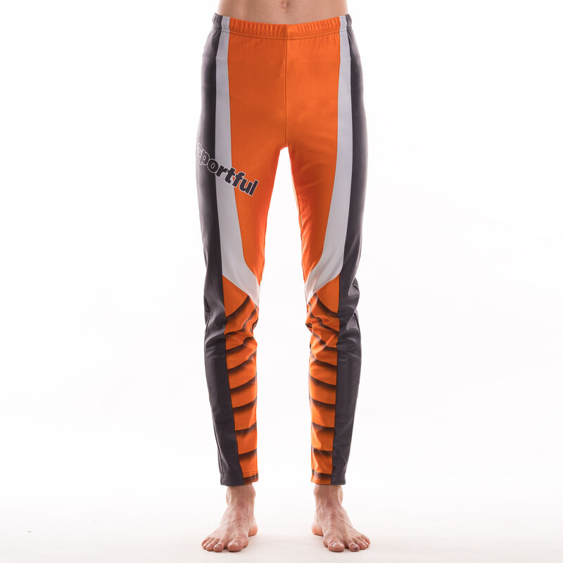 Sportful Sapporo Race Nohavice oranžová-sivá-biela 58444464