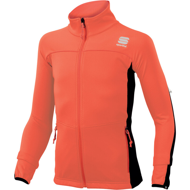 Sportful Light SoftShell bunda detská oranžová/čierna 58444272