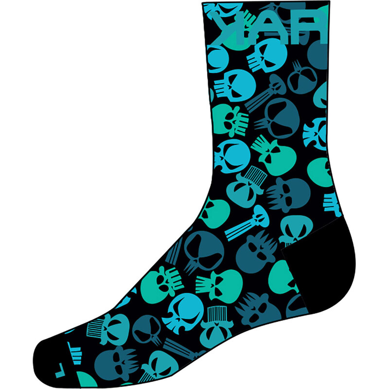 Karpos Green Fire Dámske Ponožky tyrkysové/modré 58443025