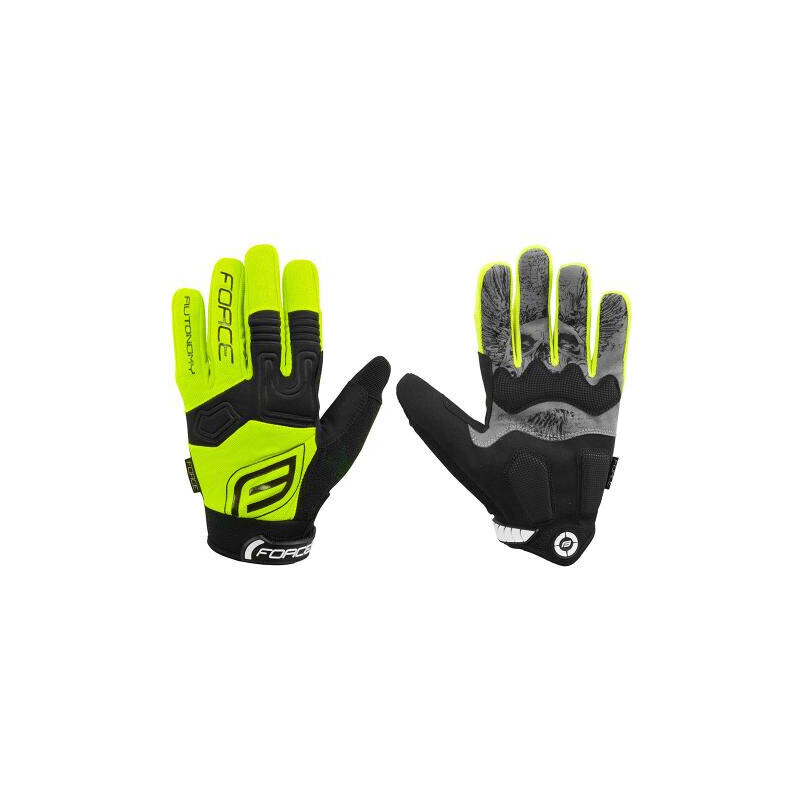 FORCE rukavice MTB AUTONOMY, čierno-žlté 36061620
