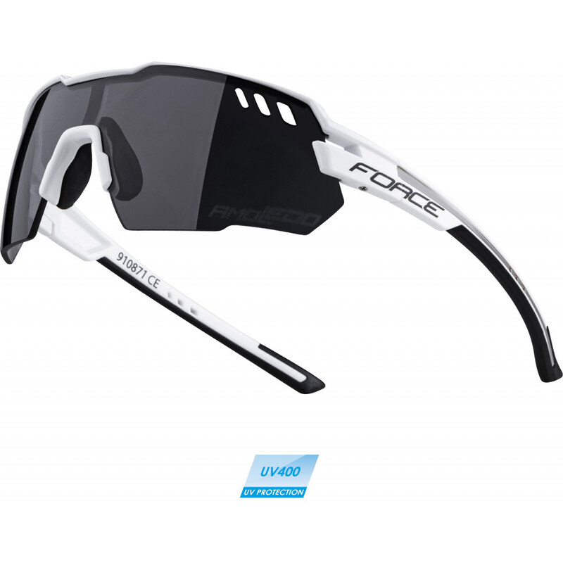 FORCE okuliare AMOLEDO, bielo-šedé, čierne skla 56334328