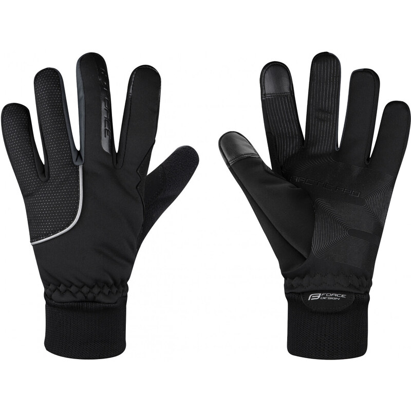 FORCE rukavice zimné ARCTIC PRO, čierne 36062030