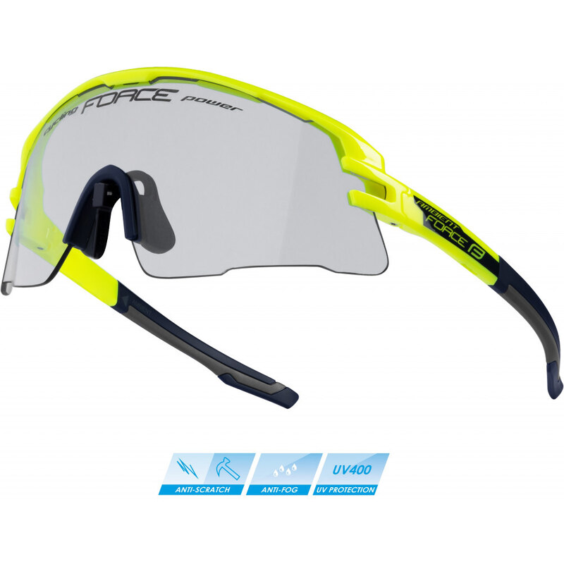 FORCE AMBIENT okuliare, fluo-modré, fotochromatické sklá 56334333