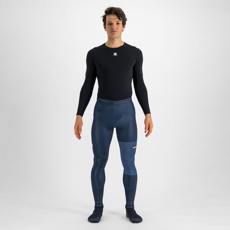 Sportful apex elasťáky tmavomodré/žlté 36157431