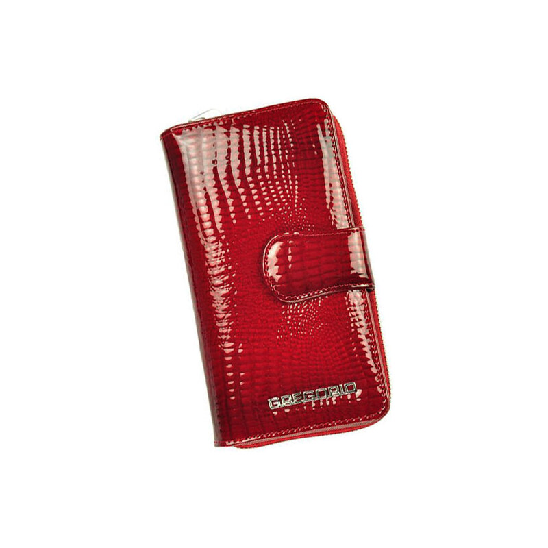 Gregorio Červená kožená peňaženka na karty GF116 67422397