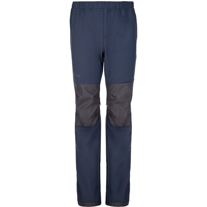 Detské softshellové outdoorové nohavice Kilpi RIZO-J tmavo modrá