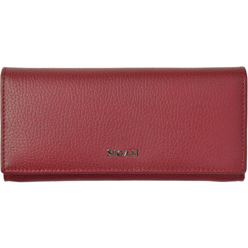 SEGALI Dámska kožená peňaženka 7409 rojo 66589221