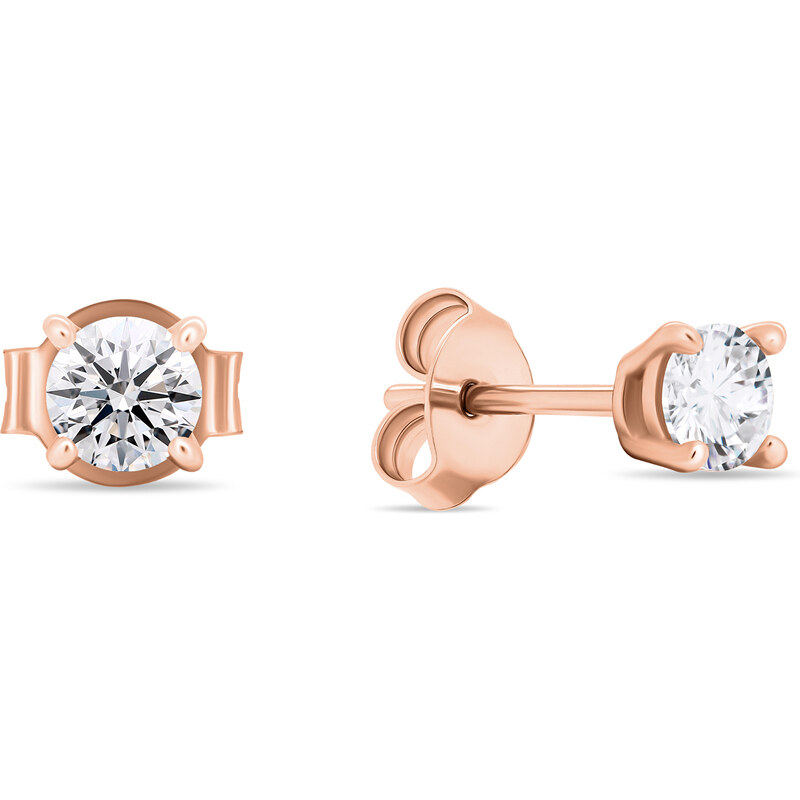 Brilio Silver Bronzové kôstkové náušnice s čírymi zirkónmi EA580/1/2/3 66582615