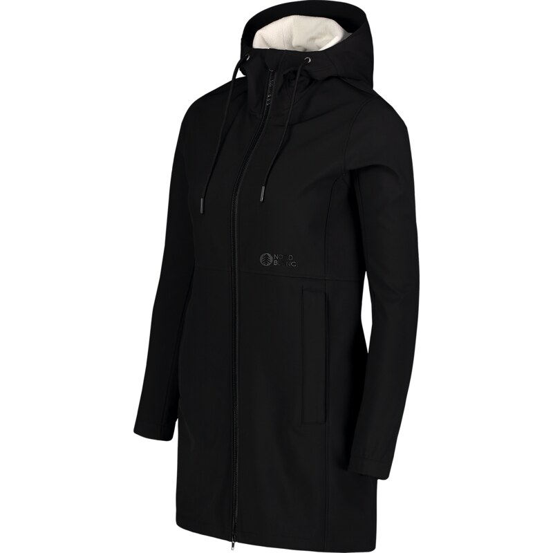 Nordblanc Čierny dámsky softshellový kabát AMBLE