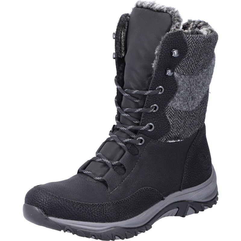 Rieker Snehule tmavosivá / sivá melírovaná / čierna 57692641