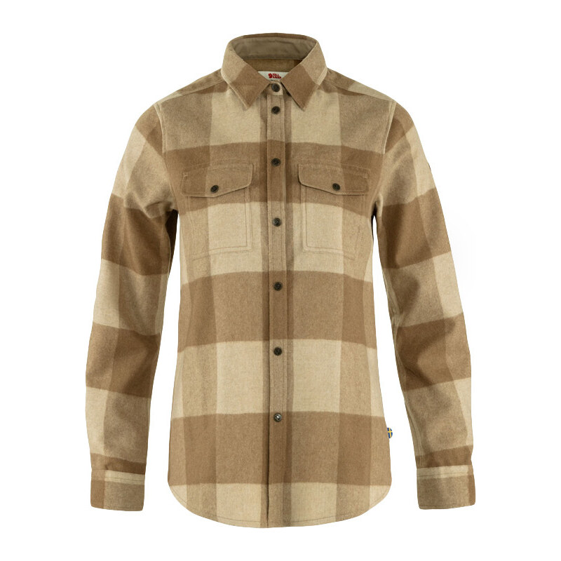 Fjällräven Canada Shirt LS W Brown-Light Beige 65400220