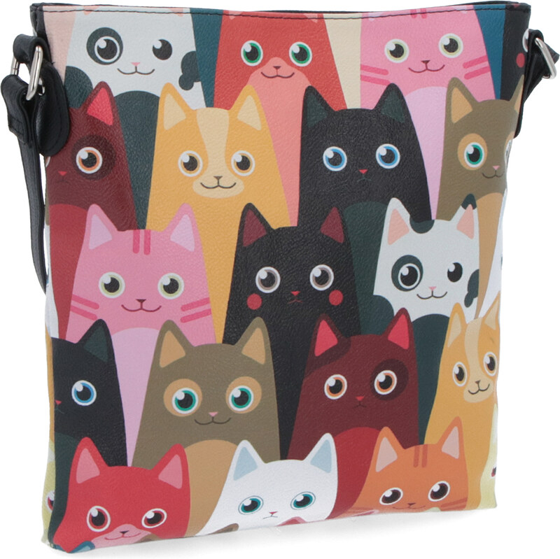 Kabelka zo syntetickej kože crossbody Indee multicolor 9300 15 C 64130042
