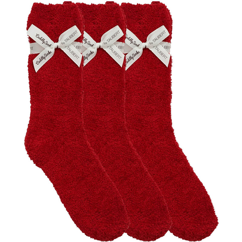 SMOOTH luxusné darčekovo balené žinilkové jednofarebné ponožky Taubert