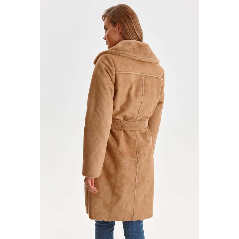 Top Secret Béžový kabát SPZ0628