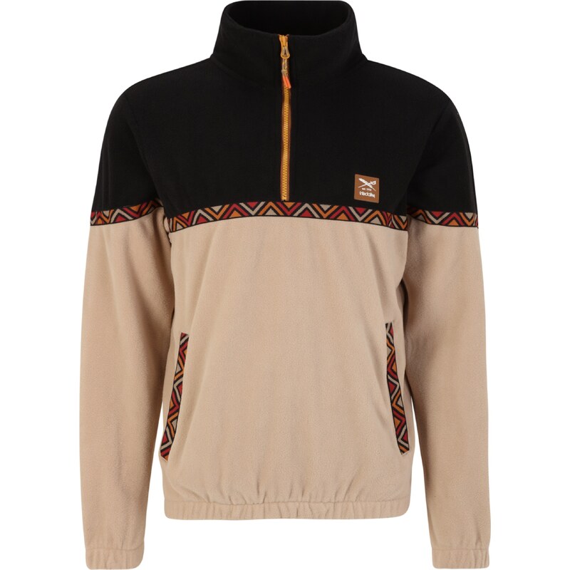 Iriedaily Sveter Monte Noe kaki / oranžová / červená / čierna 36288955