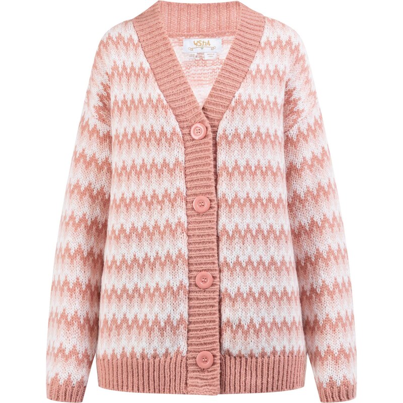 usha FESTIVAL Kardigán ružová / rosé / svetloružová 63142671