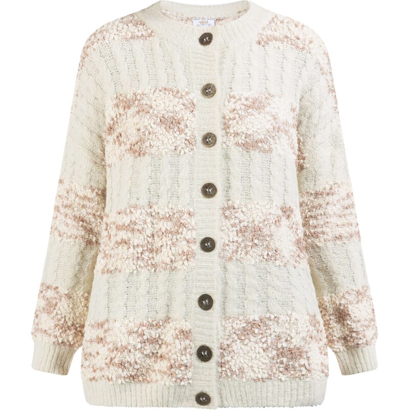 usha FESTIVAL Kardigán krémová / piesková / vaječná škrupina 63142740