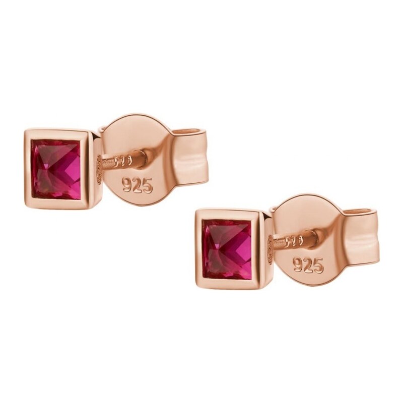 Rosato Jemné bronzové náušnice kôstky so zirkónmi Cubica RZCU84 66586202