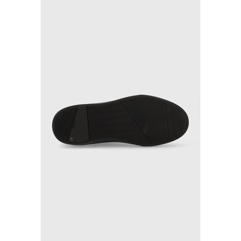 Kožené topánky chelsea Karl Lagerfeld Flint pánske, čierna farba